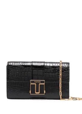 TOM FORD сумка через плечо с тиснением под крокодила