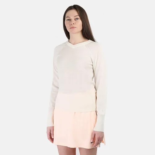 Свитшот NIKE Ace Women's Long-Sleeve Golf Jumper, размер XS, бежевый