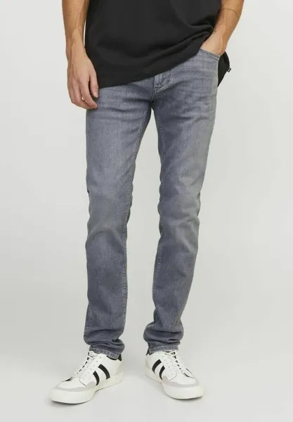 Джинсы узкого кроя Jack & Jones, цвет grey denim