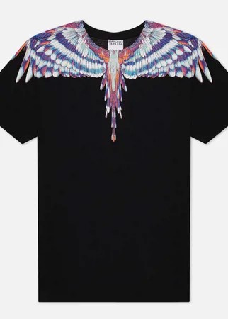 Мужская футболка Marcelo Burlon Birds Wings Regular, цвет чёрный, размер XL