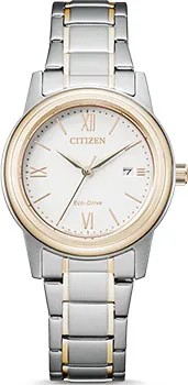 Японские наручные  женские часы Citizen FE1226-82A. Коллекция Basic
