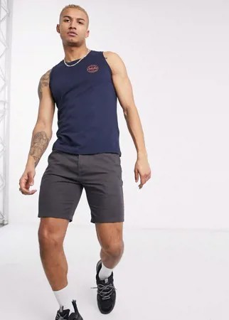 Темно-синяя майка с логотипом Jack & Jones Originals-Темно-синий