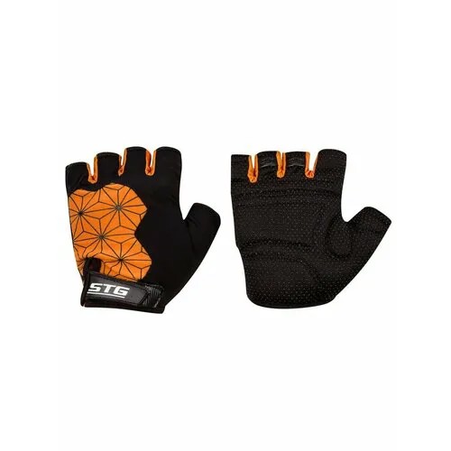 Перчатки STG, размер XL, черный, оранжевый