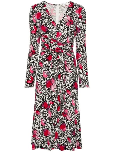 Diane Von Furstenberg платье миди Marsha, розовый