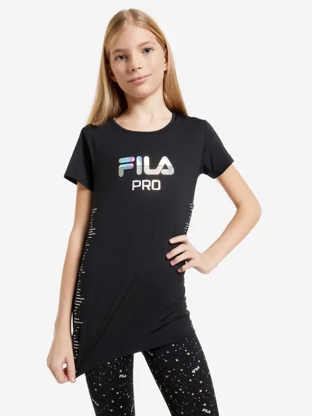 Футболка для девочек FILA, Черный