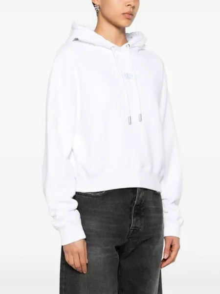 Off-White худи с логотипом Arrows, белый