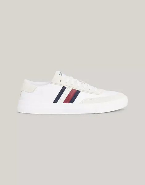 Белые низкие кеды Tommy Hilfiger