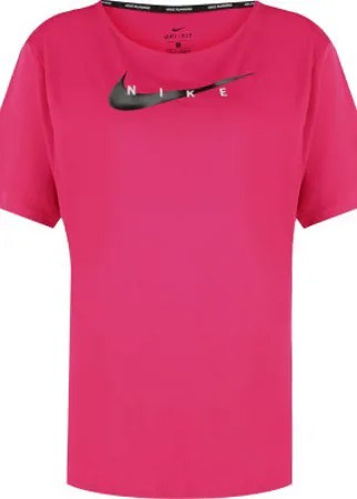 Футболка женская Nike Swoosh Run, Plus Size, размер 56-58