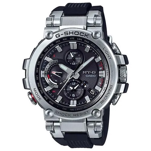 Наручные часы CASIO G-Shock MTG-B1000-1AER, серебряный, черный