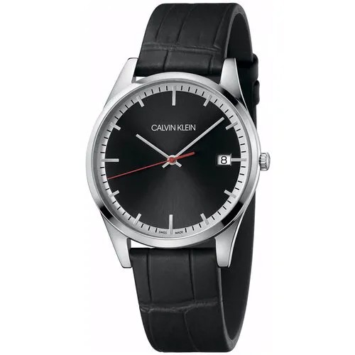 Наручные часы CALVIN KLEIN D-Time, черный, серебряный