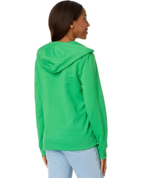 Худи Tommy Hilfiger Flag Zip Hoodie, цвет Fern