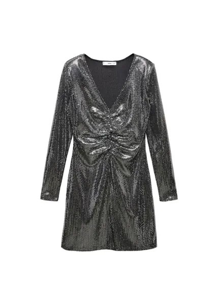 Платье Mango XVANE, цвет Silver Grey