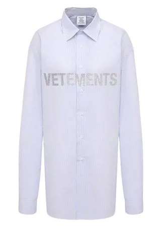 Хлопковая рубашка VETEMENTS