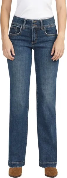 Джинсы Suki Mid-Rise Trousers Leg Jeans L93910EAE337 Silver Jeans Co., цвет Indigo