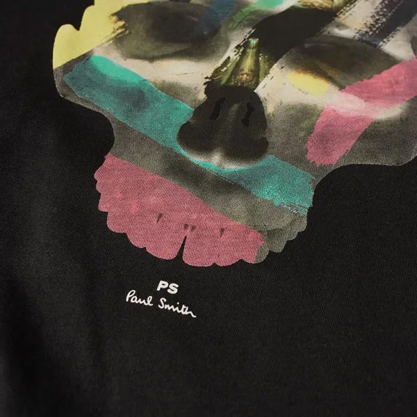 Футболка с черепом Paul Smith, черный