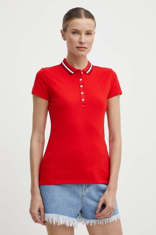 Поло Tommy Hilfiger, красный