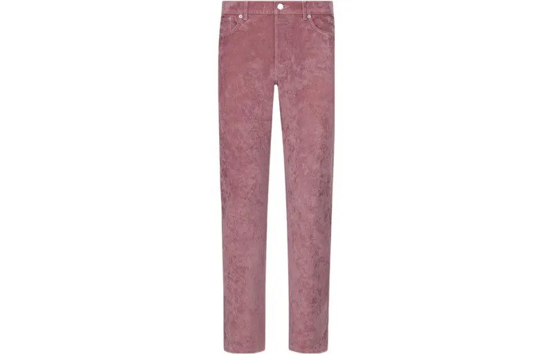 Travis Scott Quarterly Новые товары Джинсы Мужские Розовые Dior, розовый