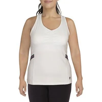 Женская белая майка для тенниса и фитнеса Fila Heritage на бретелях Cami XL BHFO 2173