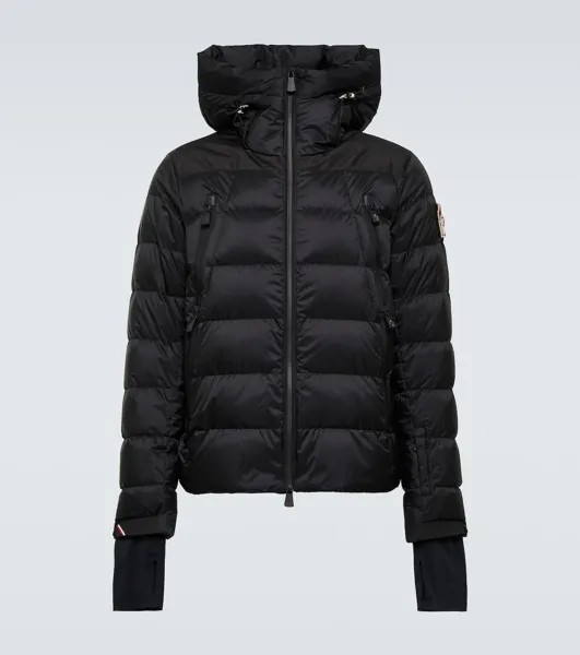 Пуховик из камурака Moncler Grenoble, черный