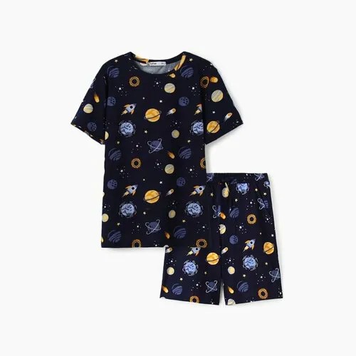Пижама Kaftan, размер 54, чёрный