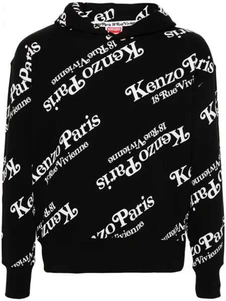 Kenzo худи с логотипом из коллаборации с Verdy, черный
