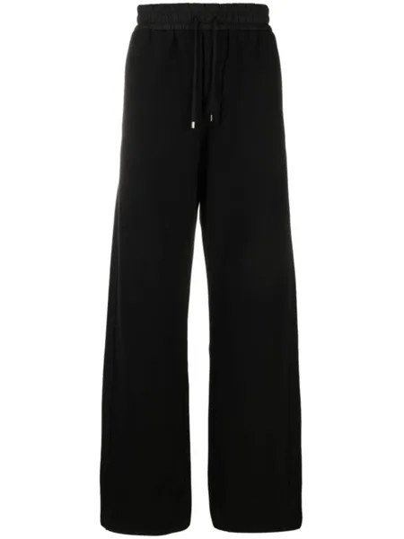 Saint Laurent спортивные брюки широкого кроя, черный