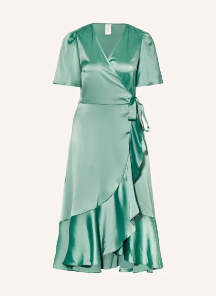 Атласное платье  Y.A.S., зеленый