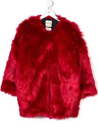 Andorine oversized faux fur coat