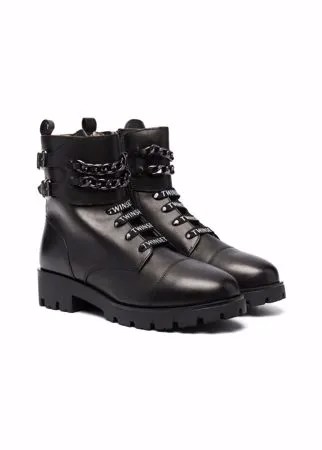 TWINSET Kids ботинки на шнуровке