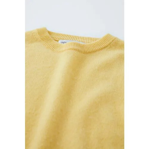 Свитер Zara, размер 13-14 лет (164 cm), желтый