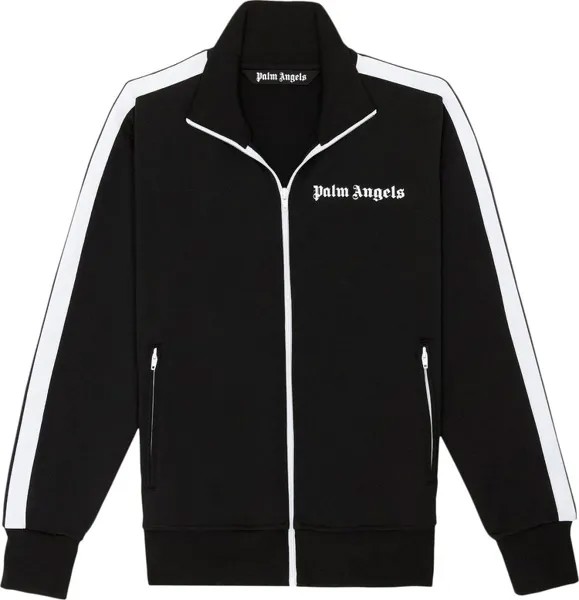 Куртка Palm Angels Classic Track Jacket 'Black/White', черный