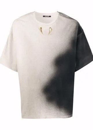 Roberto Cavalli футболка с эффектом градиента