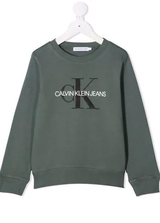 Calvin Klein Kids толстовка с круглым вырезом и логотипом