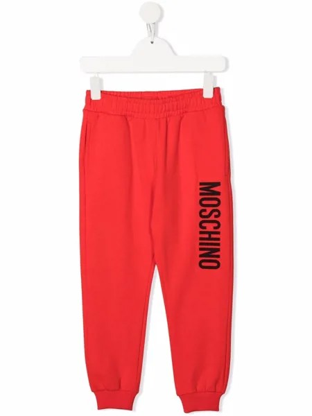 Moschino Kids спортивные брюки с логотипом