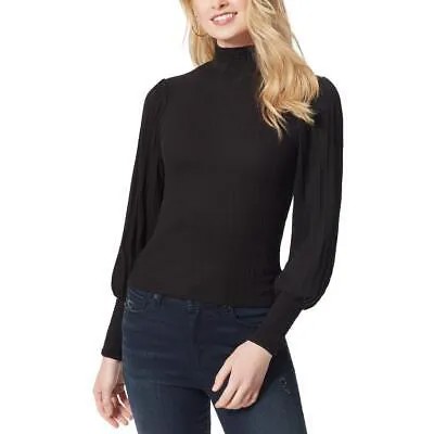 Женский свитер с высоким воротником и воротником-стойкой Jessica Simpson Kaye Black Top XS BHFO 1874