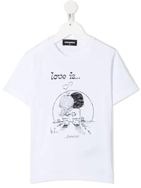 Dsquared2 Kids футболка с принтом