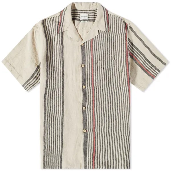 Рубашка Oliver Spencer Havana Short Sleeve, бежевый