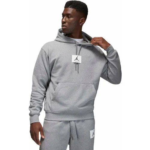 Худи спортивное NIKE Jordan Flight Fleece Washed Pullover Hoodie, размер M, , серый