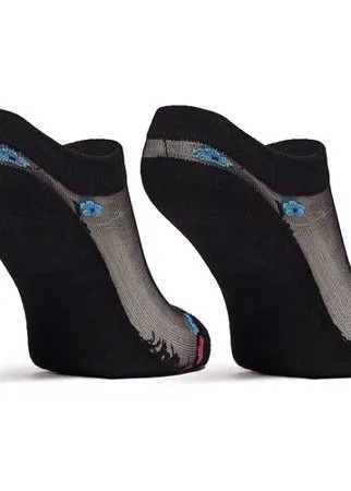 Укороченные носки Le Cabaret (черный; голубой; ярко-розовый) 36-40