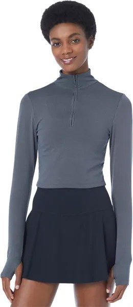 Топ Splits59 Stevie Active Rib 1/2 Zip, серый