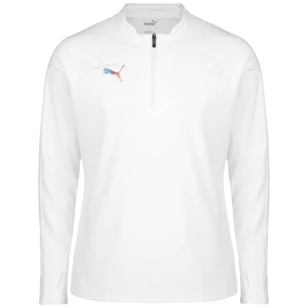 Лонгслив Puma individualFINAL 1/4 Zip, белый