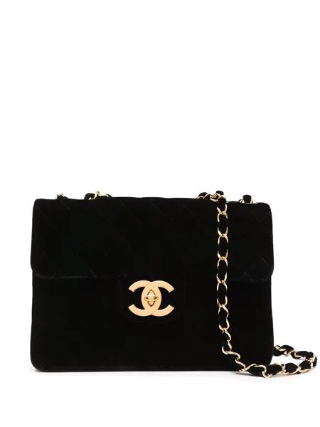 Chanel Pre-Owned сумка на плечо Classic Flap Jumbo 1995-го года