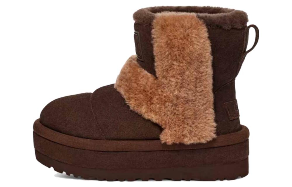 Зимние ботинки женские коричневые Ugg