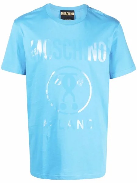 Moschino футболка с логотипом