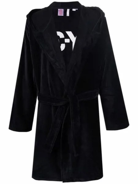 Y-3 халат с вышитым логотипом