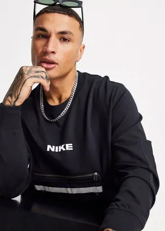 Черный свитшот с круглым вырезом Nike City Made Pack-Черный цвет