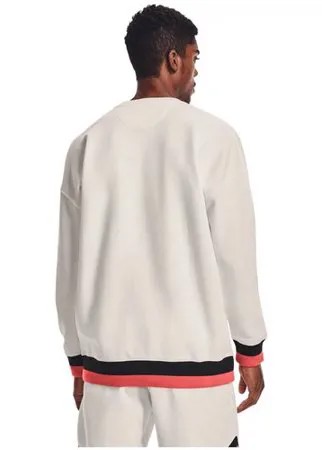 Джемпер Under Armour Rival Fleece AMP Crew Белый XXL 1361455-112