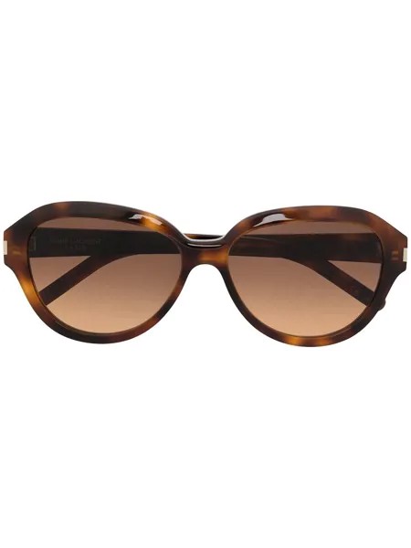 Saint Laurent Eyewear солнцезащитные очки SL400 в круглой оправе