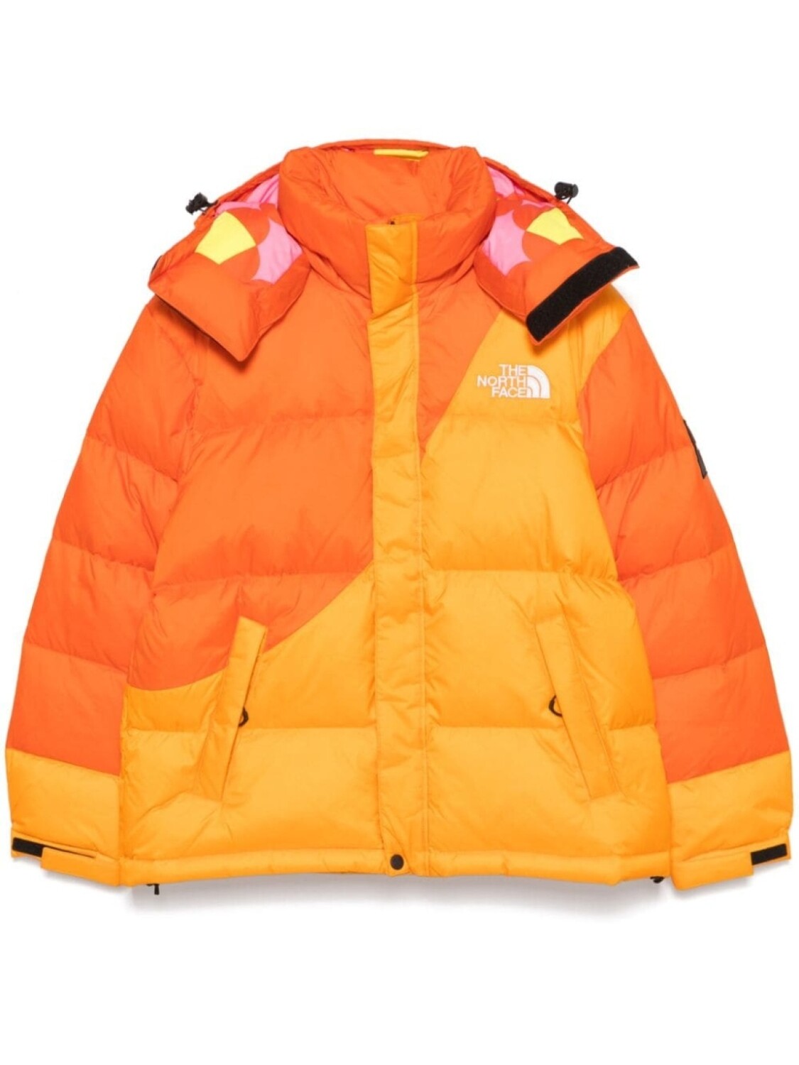 The North Face пуховик TNF x Yinka Ilori, оранжевый