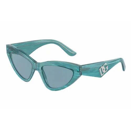 Солнцезащитные очки DOLCE & GABBANA DG 4439 3406E3, голубой, бирюзовый